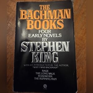 The Bachman Books Four Early Novels by Stephen King Hardcover 1985 Plume Printin